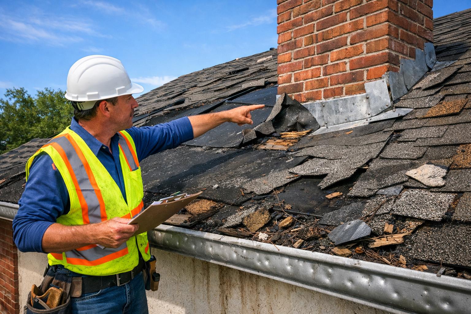 Professional roofing installation in California with workers installing new roof shingles.